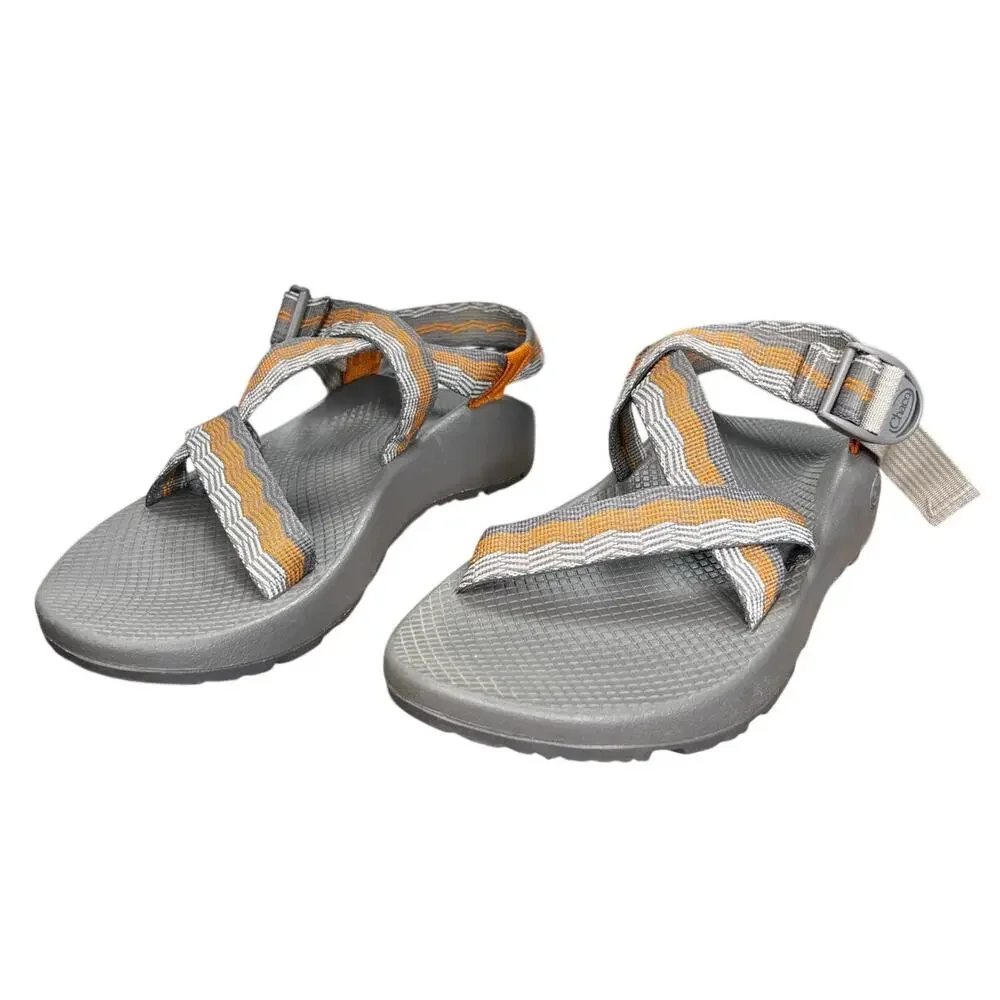 Chocos Men’s Z/1 Classic Grey Strappy Hiking Trail Sandals Size US 9